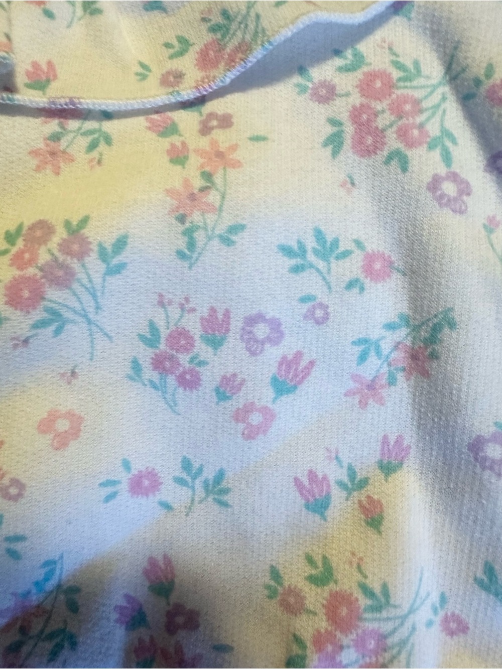 Graco Cream Floral Ruffle Baby Matching Set - 2PC - Picture 3 of 5